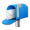 Open Mailbox With Raised Flag emoji on Samsung